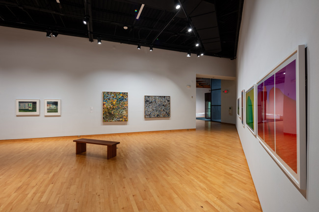 Installation view of Skyway: 12 Ways of Looking at a Landscape at USF Contemporary Art Museum. Photo: Ian Foe.